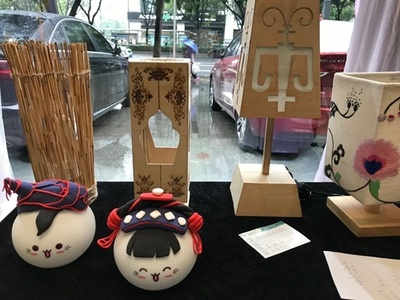 扎染灯饰毛编 四川妇联“春蕾绽放-女大学生创业微计划”成果展示来了